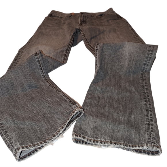 GAP Jeans Mens Gap Jeans Standard Fit Straight Leg Grey Denim Jeans